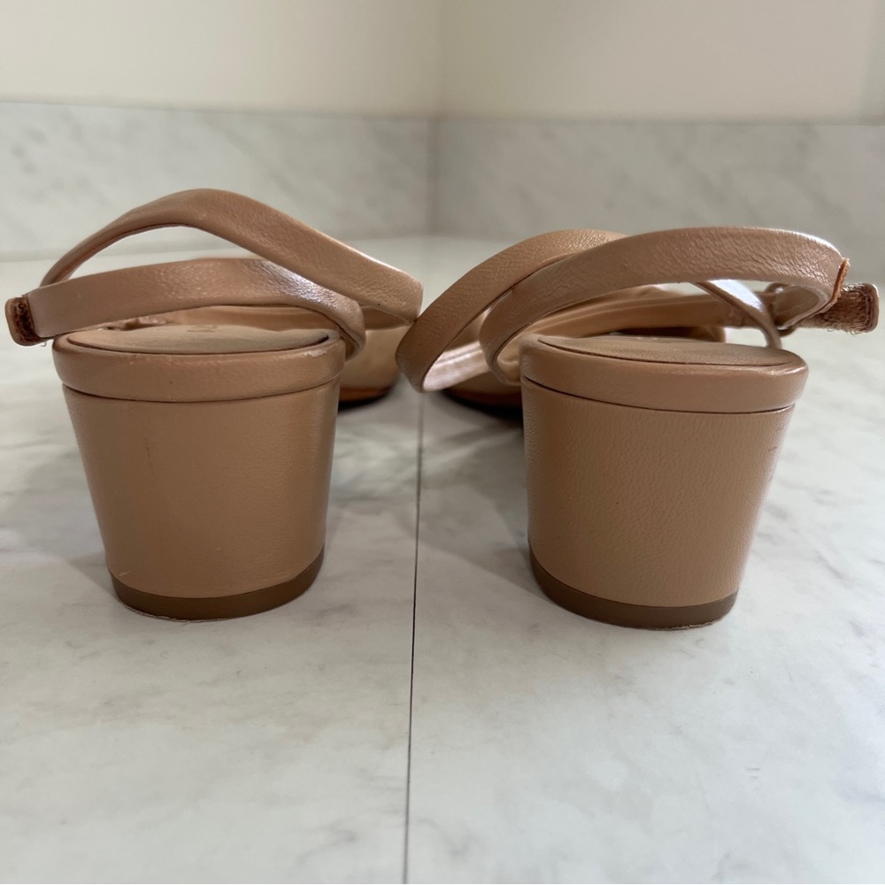 VINCE Rosalie Block-Heel Leather Sandals - Picture 4 of 8